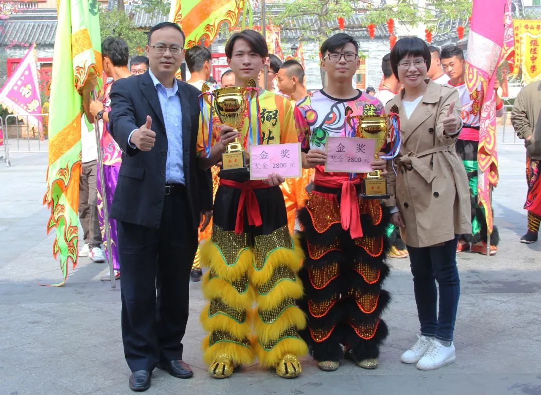 金奖:佛山市禅城区张槎街道莲塘龙狮训练基地,佛山张槎弼北洪伟体育会