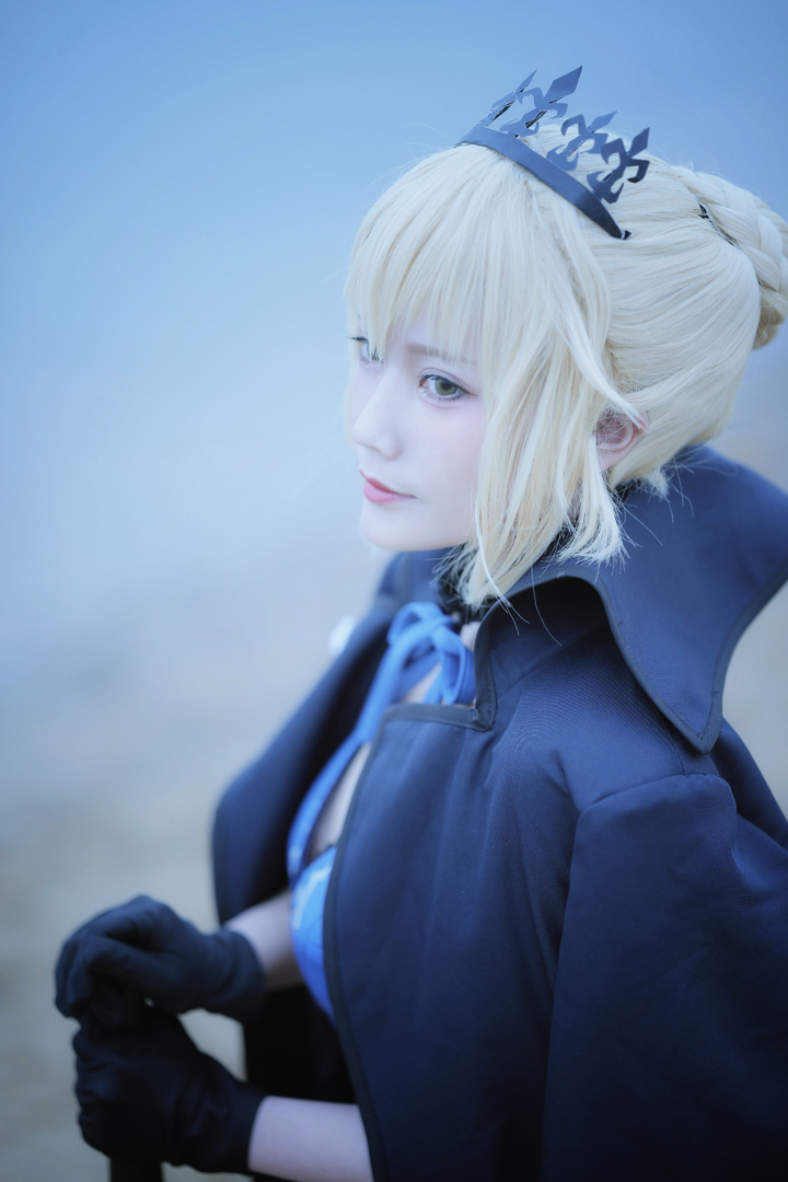 fgo-阿尔托莉雅alter-cosplay 枪呆威严霸气两米八