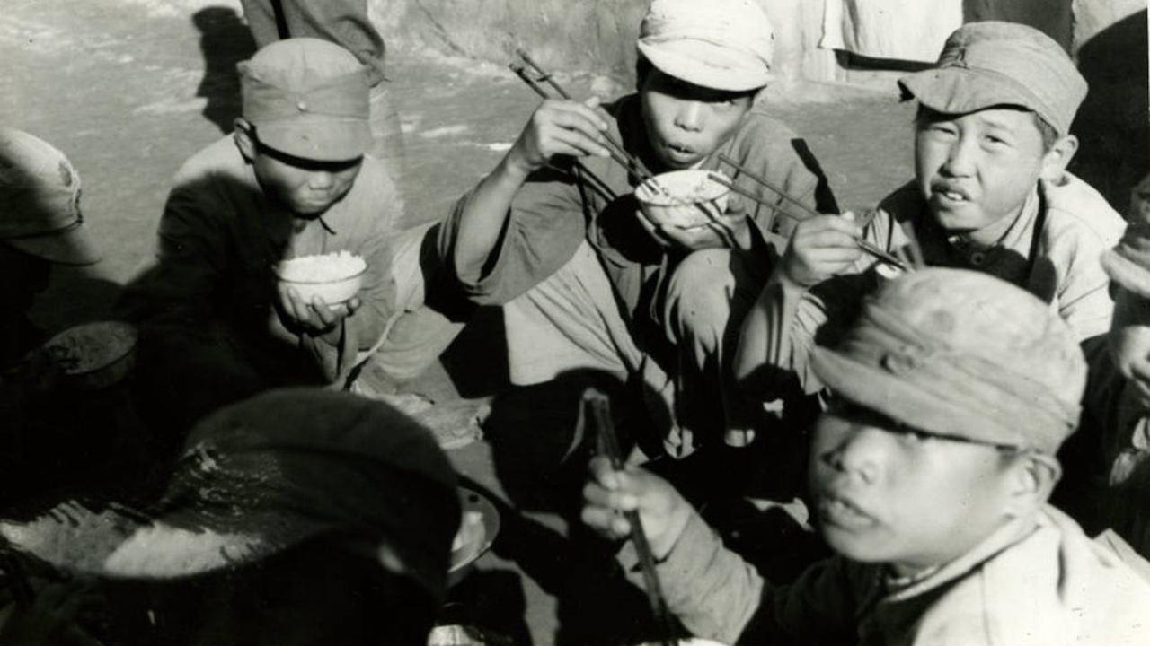 老照片抗日战争时期在八路军根据地的儿童团们