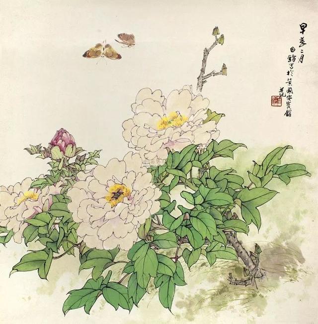 田镛工笔花鸟画欣赏