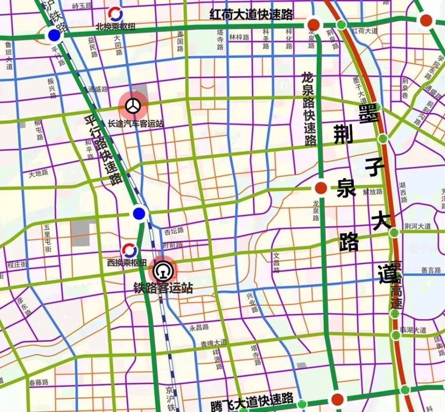 滕州中心城区道路系统规划(2018-2035)京台高速滕州段的改扩建尤其是