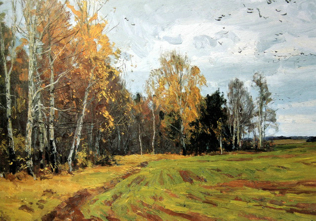 俄罗斯画家格里采油画风景作品欣赏