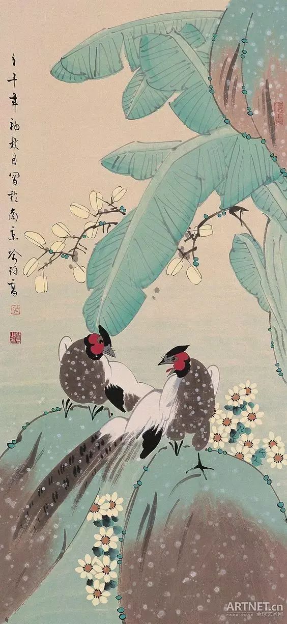 当代工笔花鸟画大师喻继高