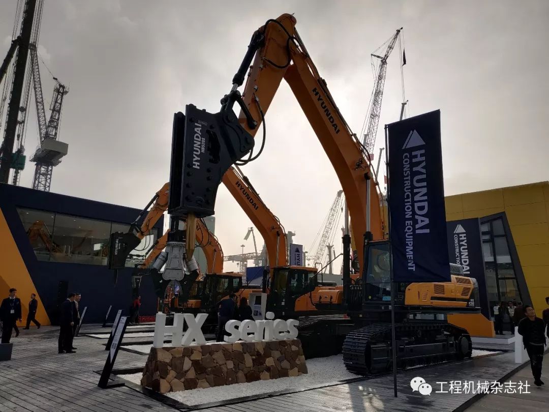 bauma CHINA 201半岛·BOB官方网站8 现代建设机械发布HX系列挖(图3)