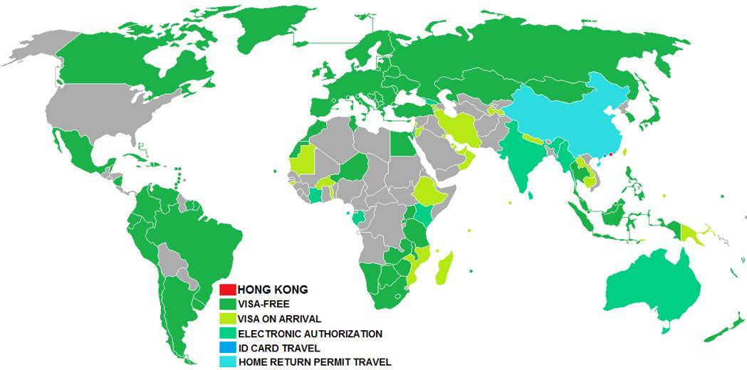 香港特区护照能免签多少个国家?_申请
