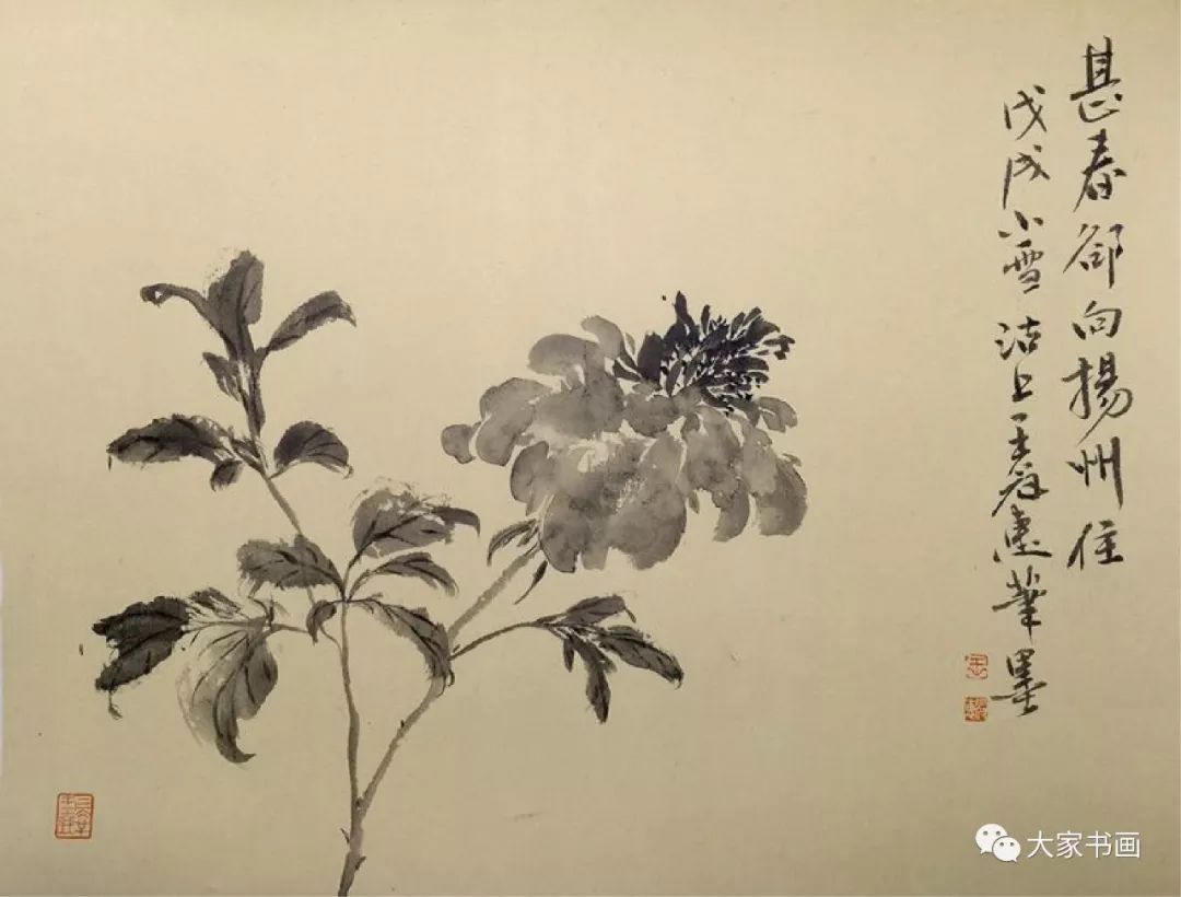 简墨怀古意妙笔画繁荣王冠惠花鸟画欣赏