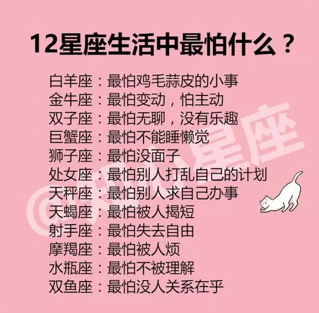 12星座生活中最怕什么?十二星座女生吃醋怎么哄?