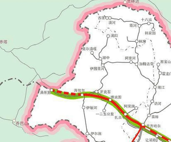 我国正在规划的一条高铁, 途径内蒙古,黑龙江, 2省3城市迎来大发展