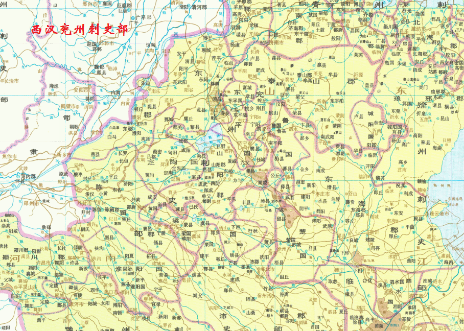 其地域大致就位于古九州之兖州范围,共辖山阳郡,东郡,泰山郡,陈留郡