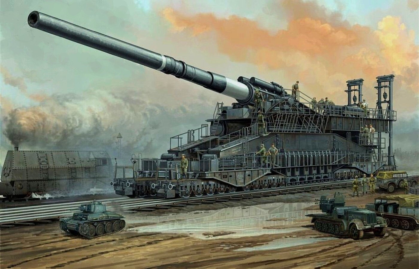 二战德国军火商，一个月产坦克1800辆