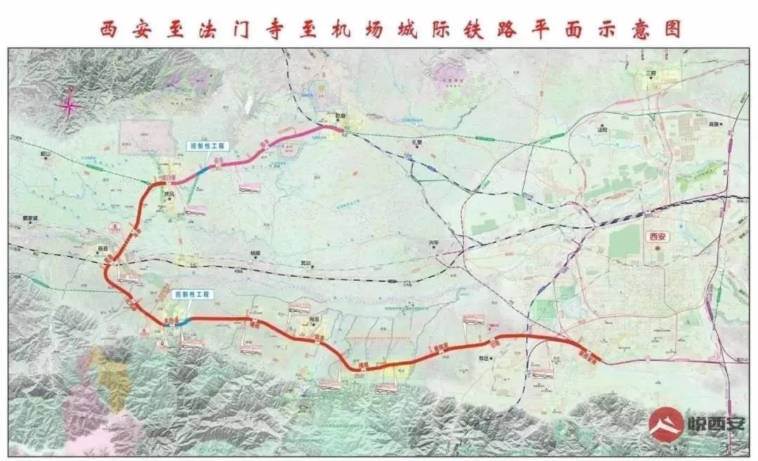 西安至银川高铁 陕西境内新建双线164公里,礼泉至茂陵西平增二线20