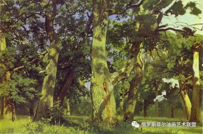 杰出的俄国风景画家伊万希什金风景油画作品赏析