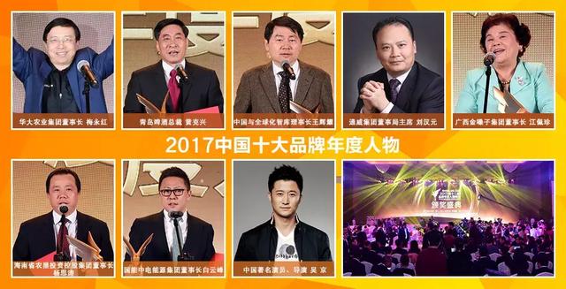 2017中国十大品牌年度人物