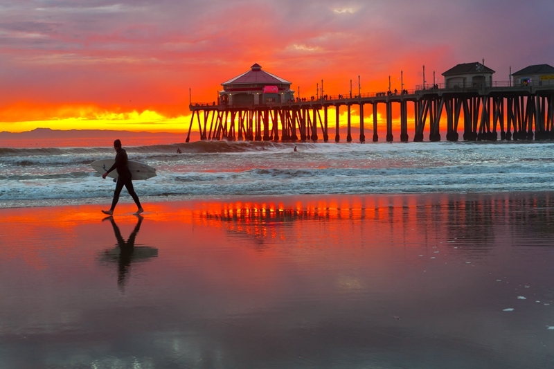 亨廷顿海滩(huntington beach)