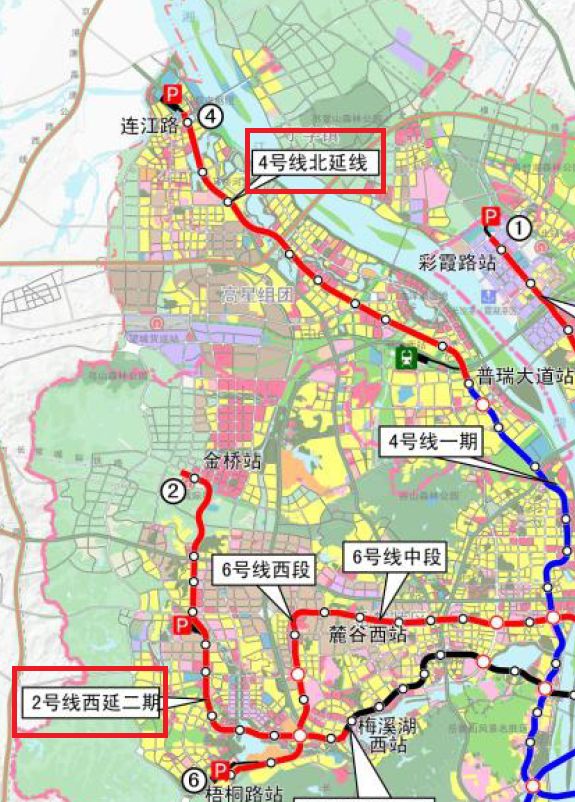 11月23日,长沙轨道发布了地铁2号线西延二期工程及4号线北延工程地质