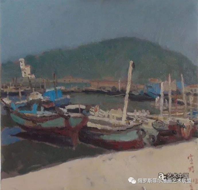 中国画家陈宜明油画风景作品赏析