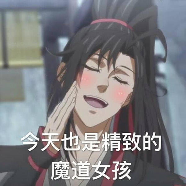 魔道祖师表情包精选:今天也是精致的魔道女孩