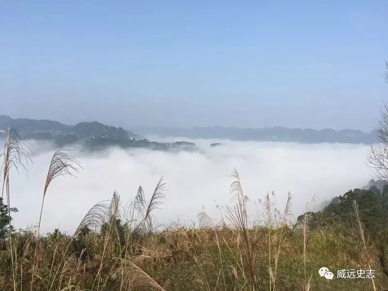 除了骑龙坳云海,威远又现蓬莱仙境?_新场