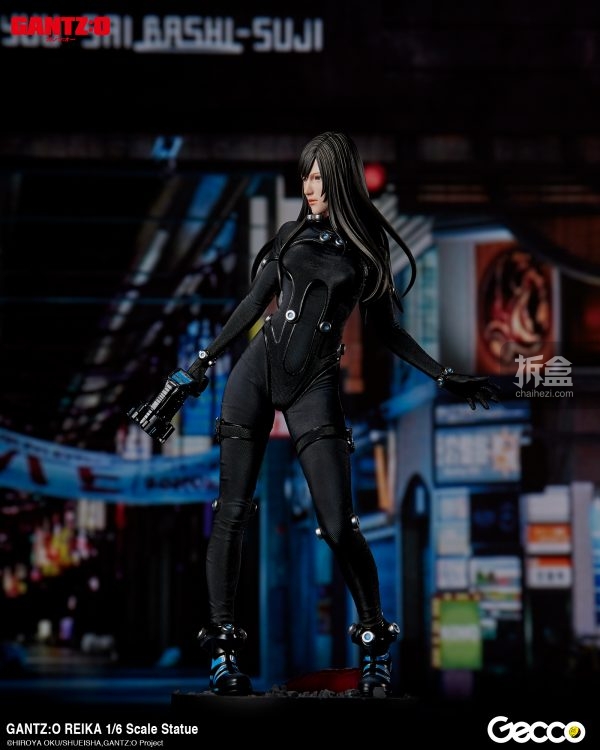 《杀戮都市:o(gantz:o)》中英勇大战外星人的女战士丽香(reika)实体化