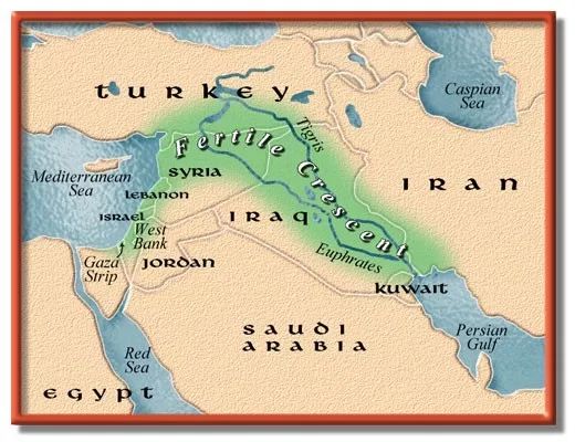 today, the once-flourishing cities of mesopotamia are