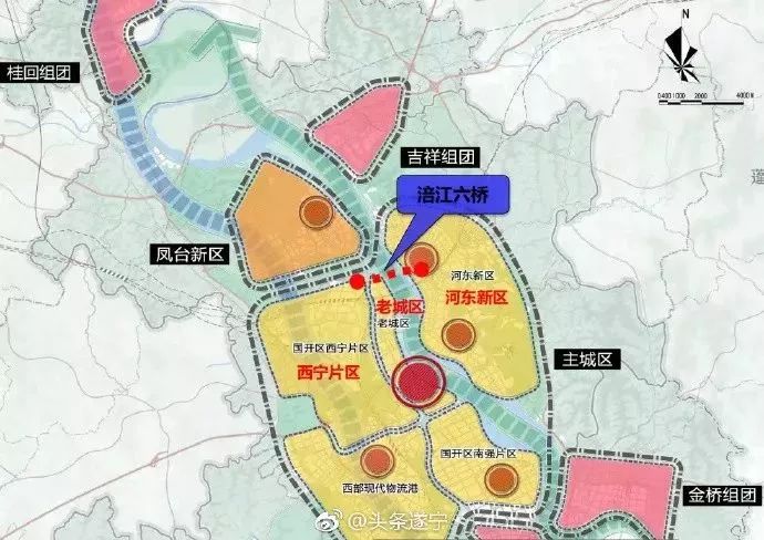 遂宁涪江六桥明年开建,是我市首座斜拉桥,快看在