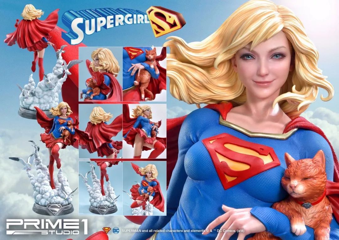 新品预定 prime 1 studio:1/3 dc超级英雄 - supergirl/超级女孩/超女