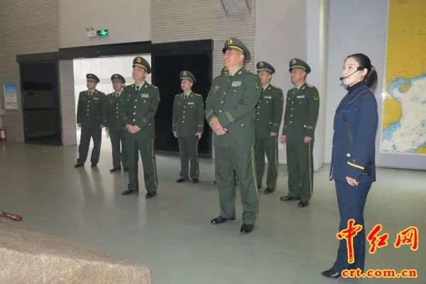 武警副司令王兵中将参观海军诞生地纪念馆组图