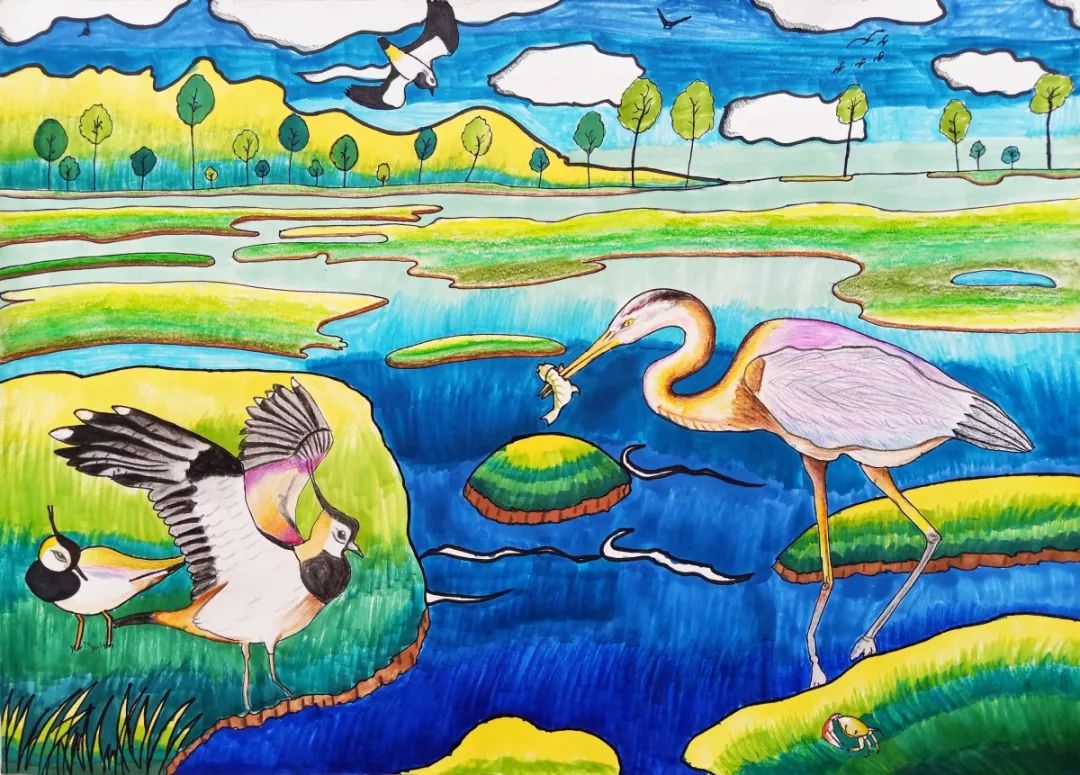为您喜欢的湿地画作打分,共同助力湿地保护工作,呵护绿水青山