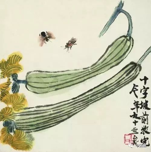 国画教程:蜜蜂画法