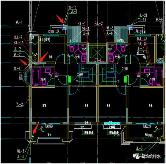 【精华】给排水设计案例分析与实操,以联排别墅为例!
