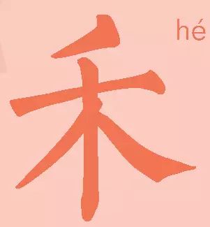 "禾"是象形文字,本意指谷子.