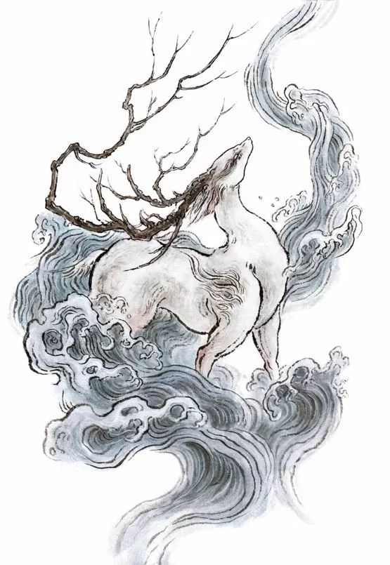 美到窒息!谁把《山海经》里的大怪兽画得这么中国风?
