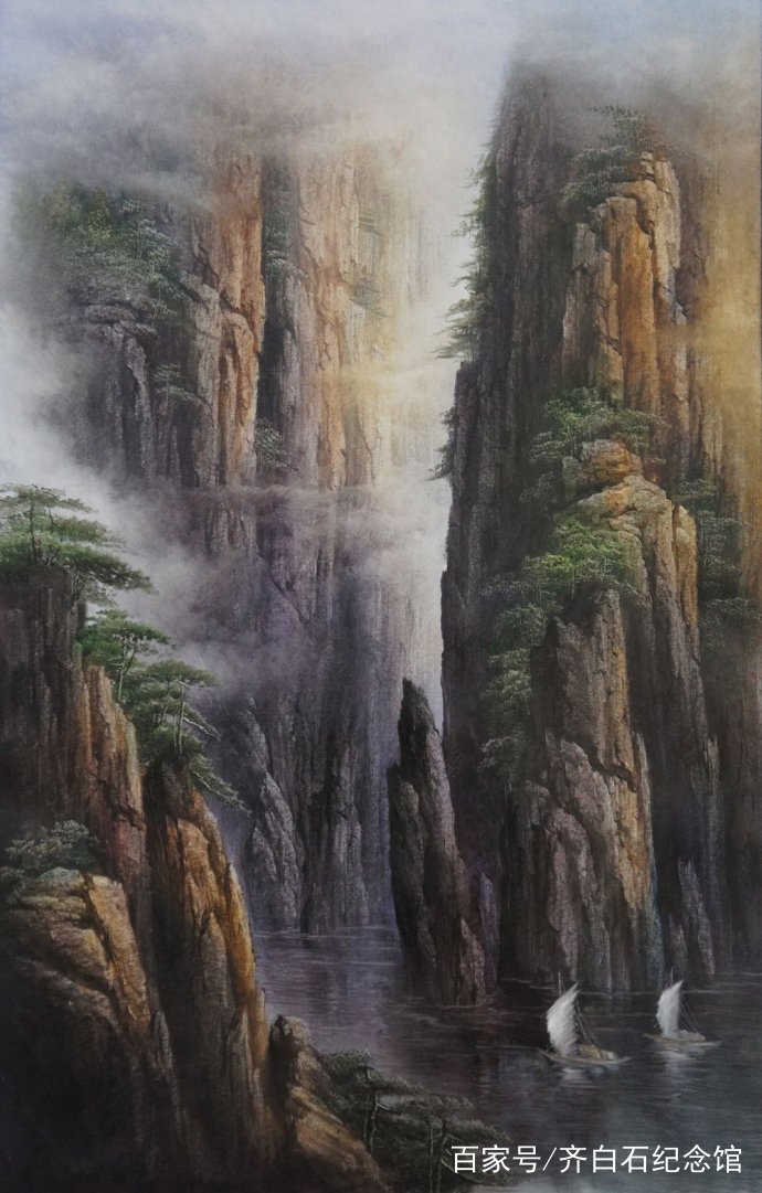 齐白石传人,齐白石纪念馆特邀画家-汤发周谈:学习刀画