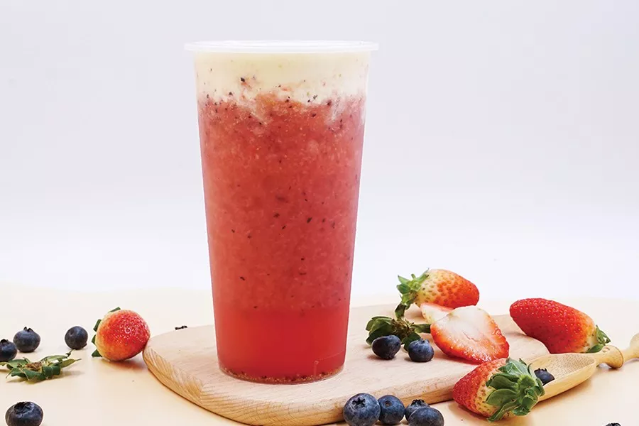 今年喜茶的芝芝莓莓(点击查看做法),芝芝莓果,多肉莓莓3款草莓饮品
