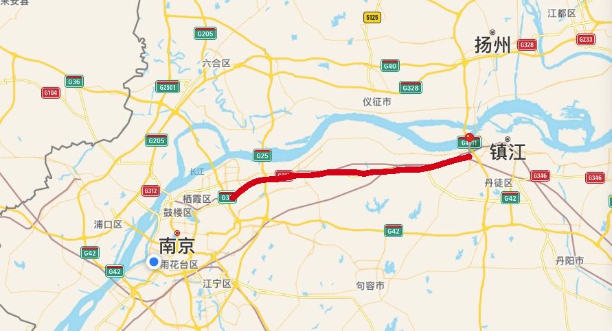 与此同时,312国道镇江句容段改扩建工程,312国道,346国道镇江戴家门至