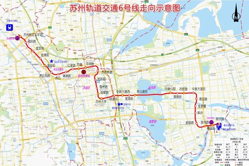 苏州地铁6号线15个站点公示!