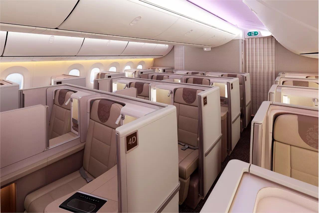 善境丨森慕带你体验上海航空787顶级客舱与美食