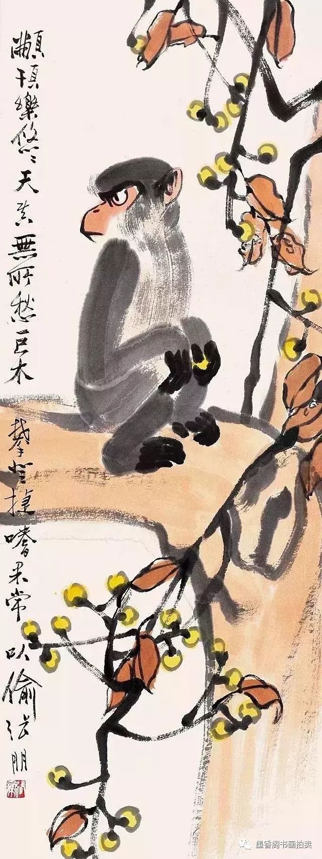 这位大师画猴,妙!_张朋