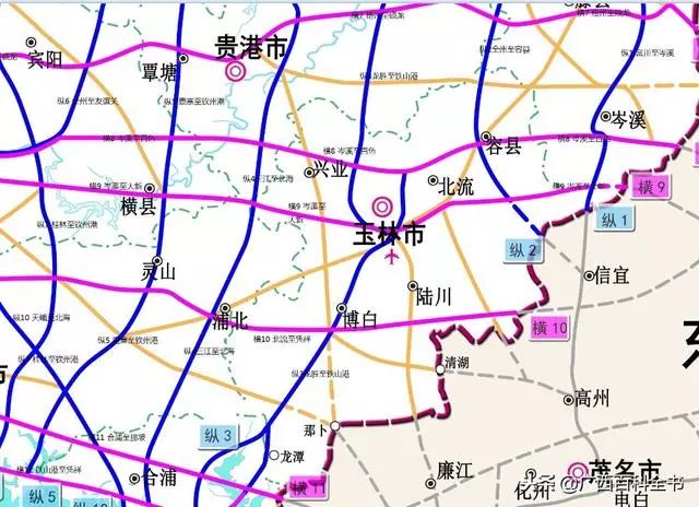 广西20182030年高速公路网规划图县县通高速率达89