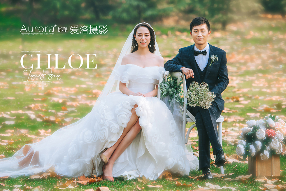 小莉的秘密婚纱照外番_婚纱照风格