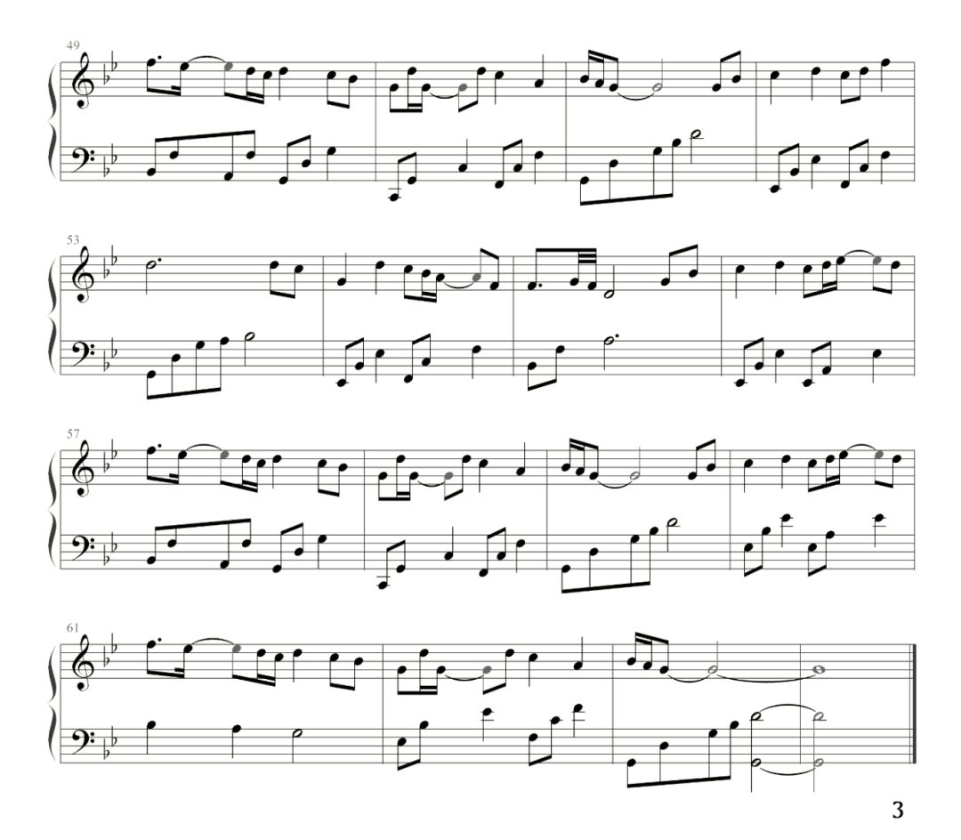 曲谱发表格式_钢琴简单曲谱(2)