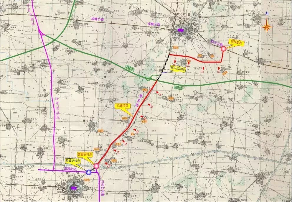 964l消息好消息邯大高速成安连接线公路全线贯通了