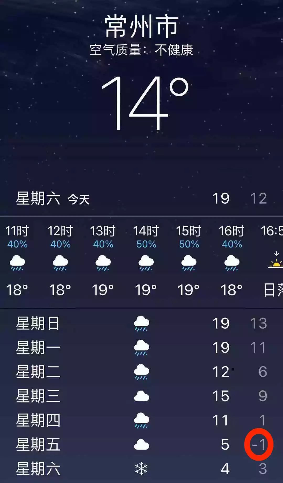 1下雪雨雨雨超凶冷空气来袭常州开启速冻模式