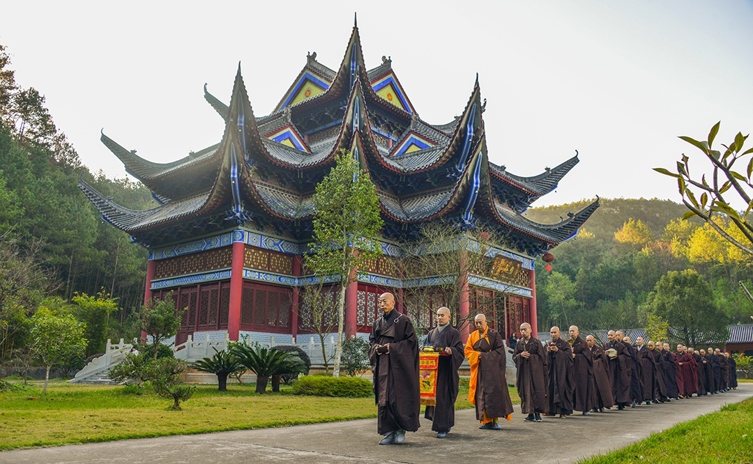 东华禅寺2018年法师冬季禅七起七掠影附30张高清照片