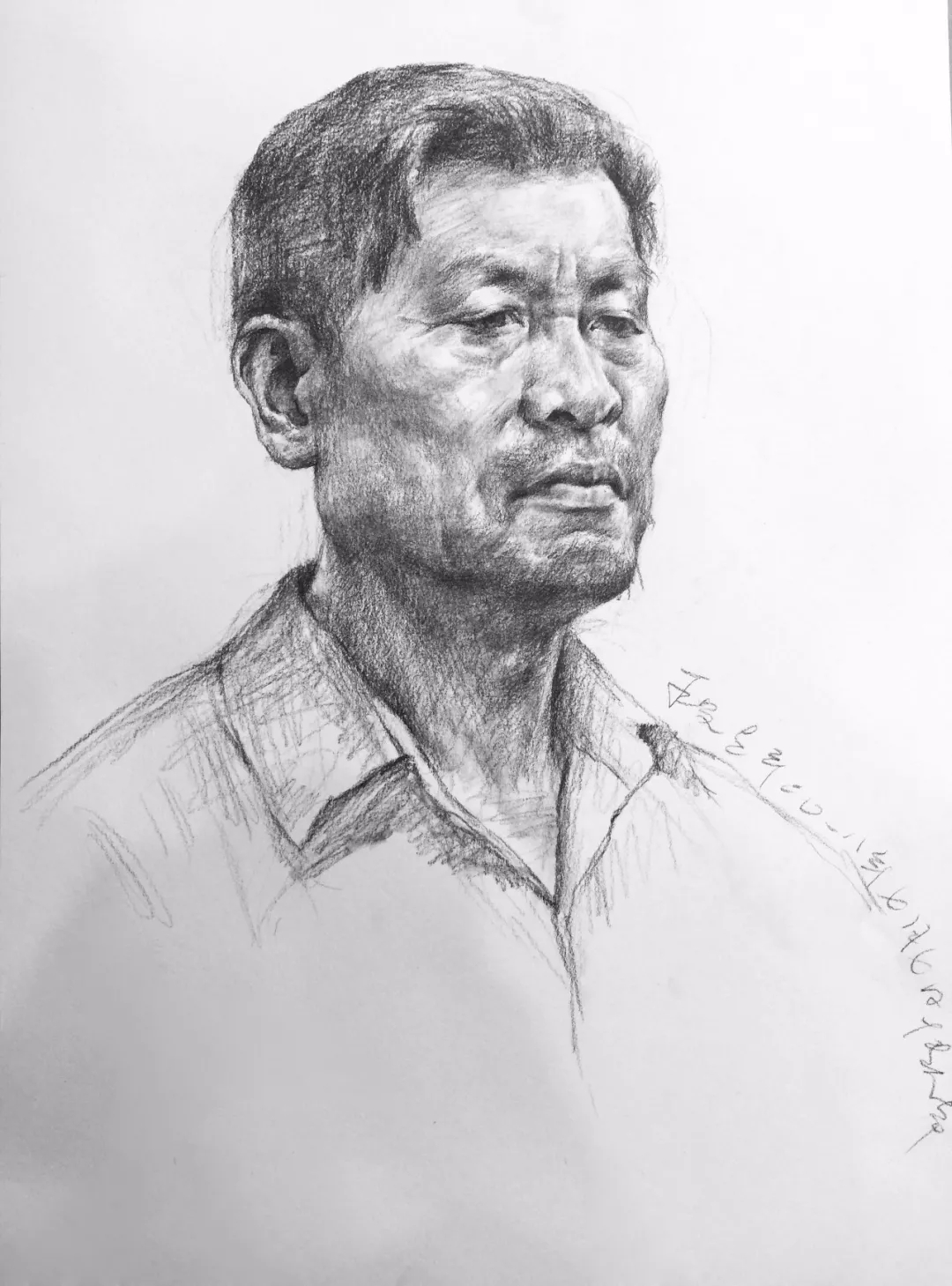 杭州将军画室素描主教段志平江西省2018年美术联考素描考题示范