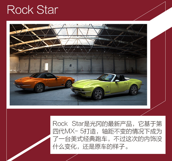 rock star,看外观你也知道这回光冈模仿起科尔维特那种美系经典跑车了