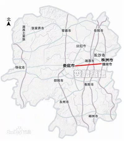 醴陵到娄底高速公路,起于醴陵与江西交界的金鱼石,向西经过醴陵市