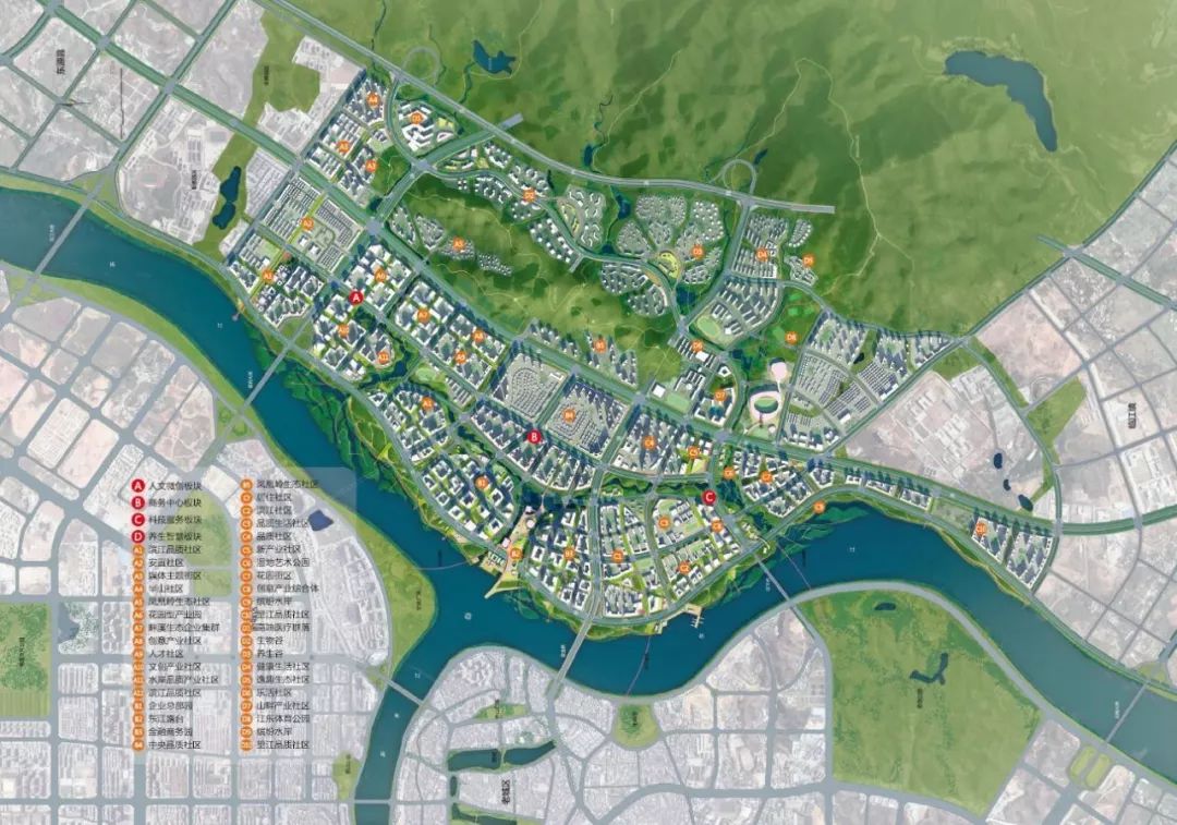 河源江东新区起步区城市设计及绿色生态示范区规划