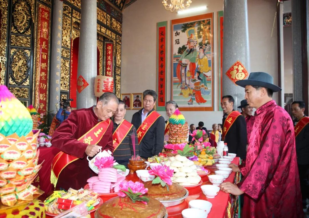 消息河婆韩氏宗祠三春开祭