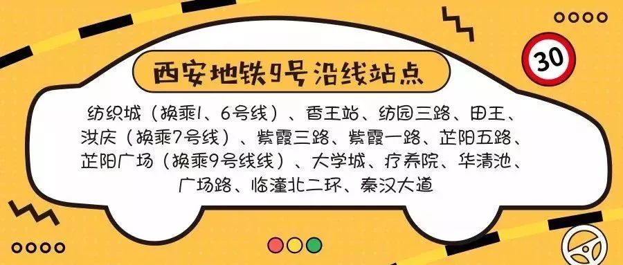 作为西安地铁独有的"临潼线 地铁9号线2021年通车运营 9号线区域设置